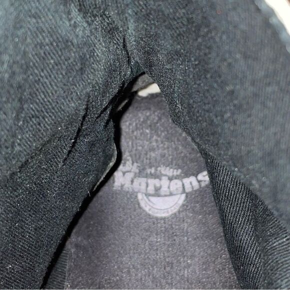 Dr. Martens Hackney Canvas Boots Black and White Floral Skulls Size US 7 - Picture 8 of 8